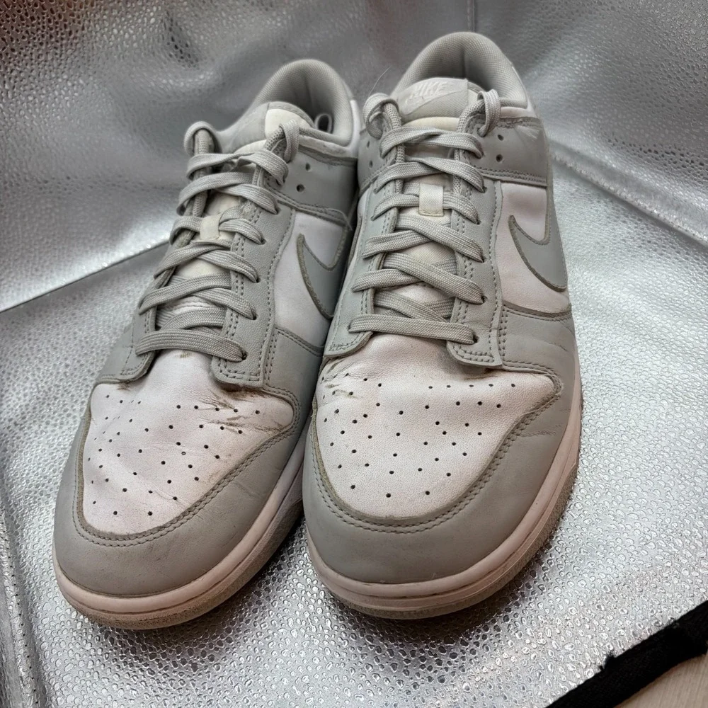 Size 12 Nike Dunk Low Retro Gray Fog White Mens Athletic Shoes‎ DD1391-103